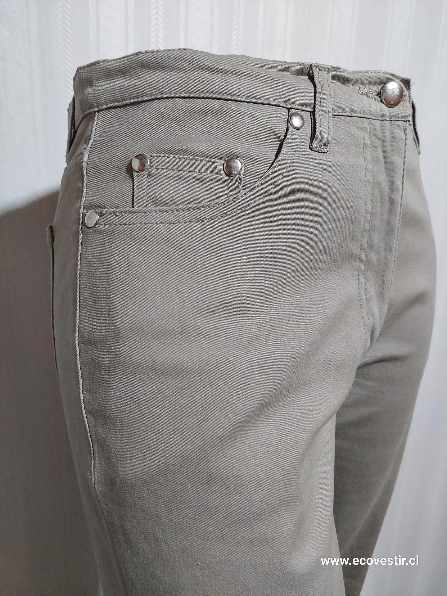 PANTALÓN CASUAL BEIGE DUTY FREE  TALLA  40-42 4