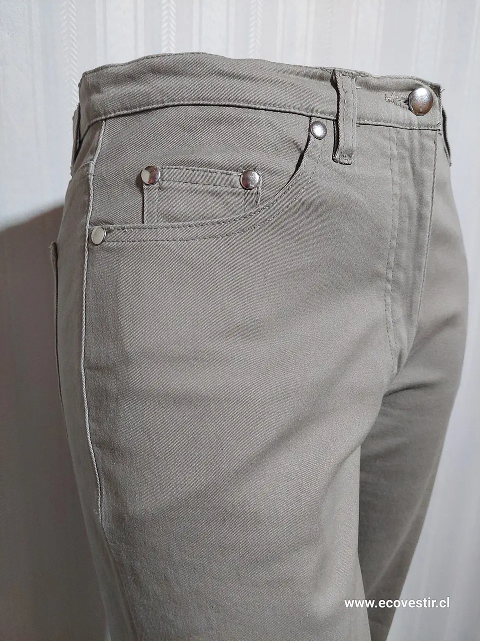 PANTALÓN CASUAL BEIGE DUTY FREE  TALLA  40-42 4