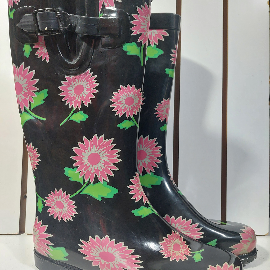 BOTA DE AGUA MUJER FLOREADA NRO.36 1