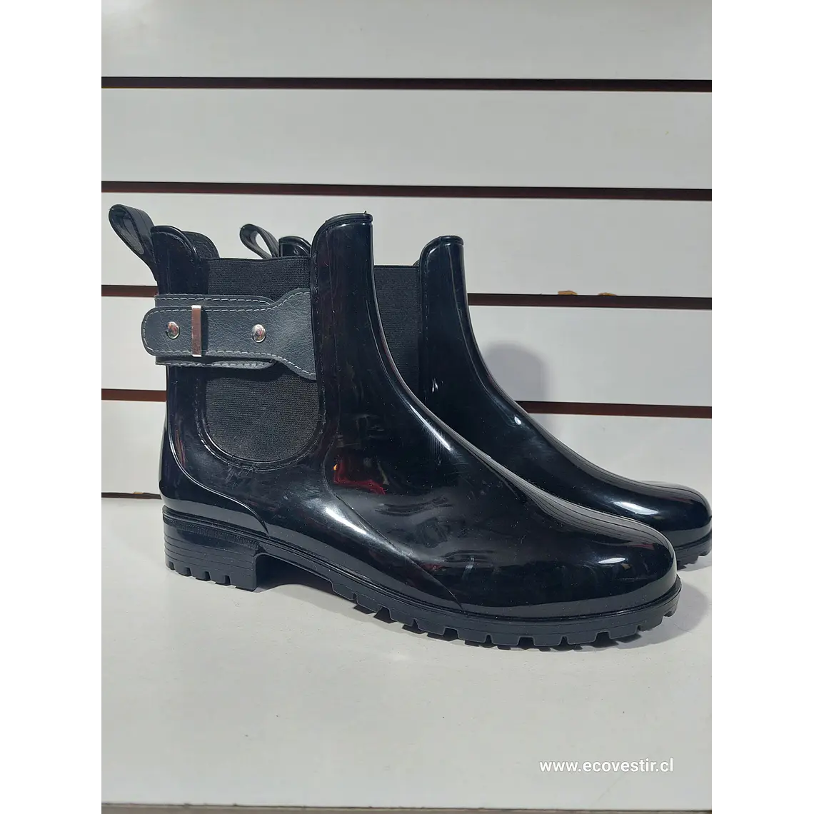 BOTIN DE AGUA MUJER NEGRO  NRO.40 1