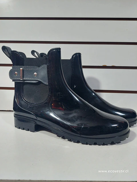 BOTIN DE AGUA MUJER NEGRO  NRO.40