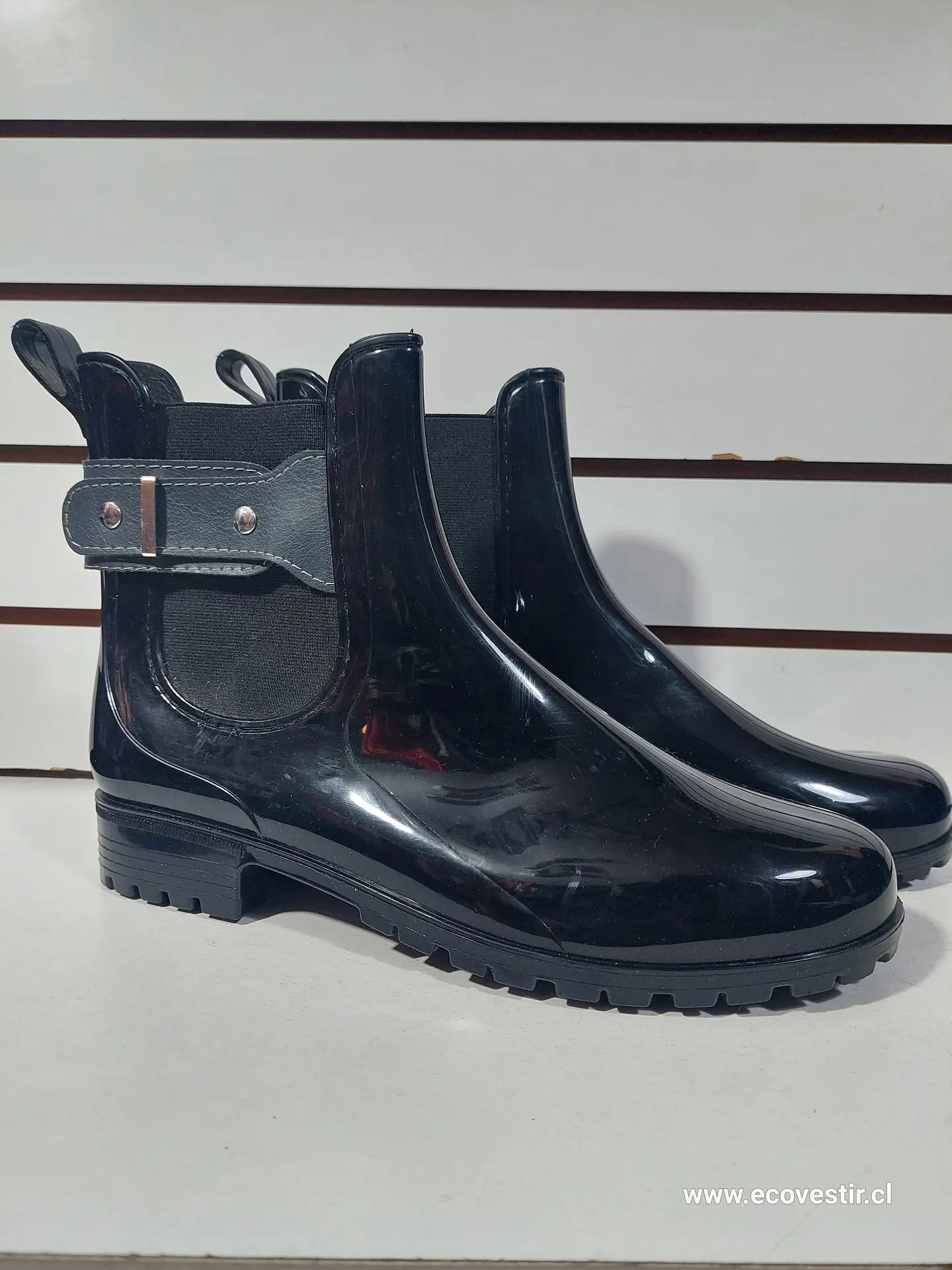 BOTIN DE AGUA MUJER NEGRO  NRO.40 1