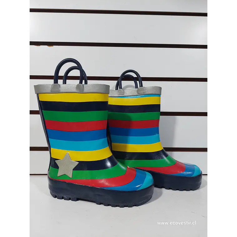 BOTIN DE AGUA NIÑA MULTICOLOR NRO.24 1