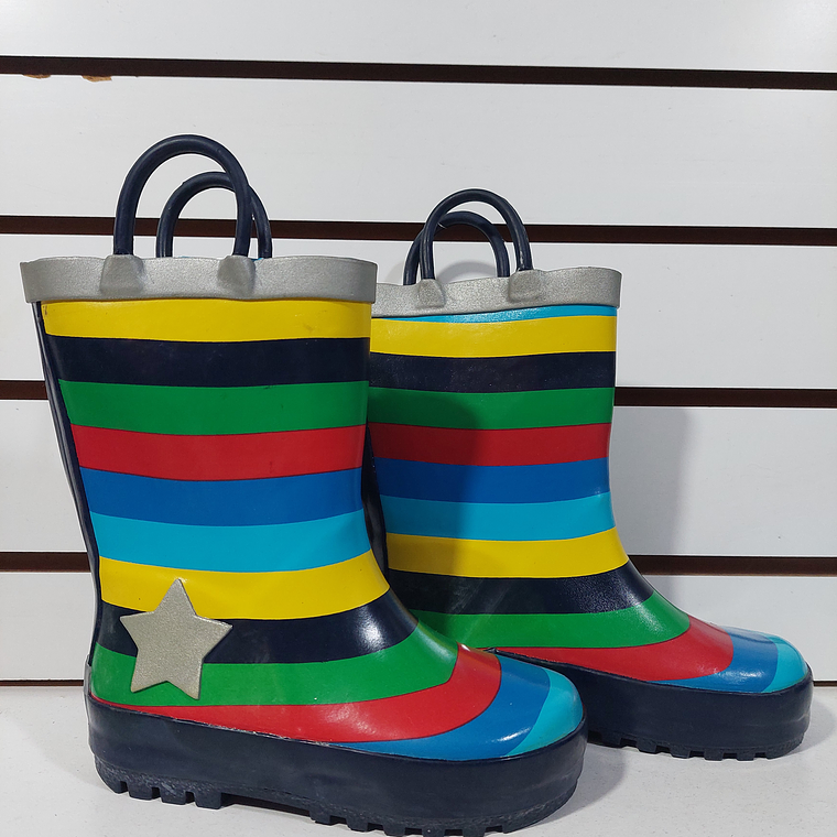 BOTIN DE AGUA NIÑA MULTICOLOR NRO.24 1