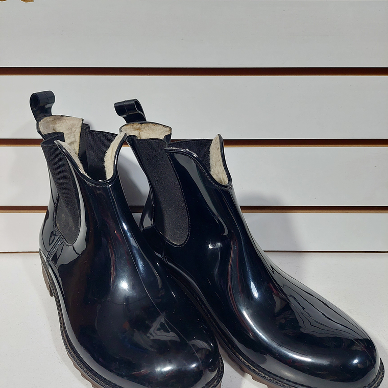 BOTIN DE AGUA MUJER CHIPORRO NEGRO  NRO.39 1