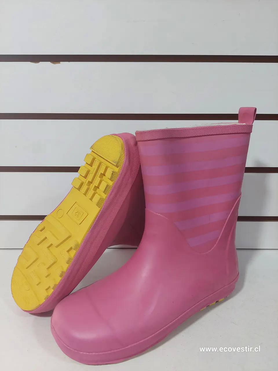 BOTIN DE AGUA NIÑA ROSADO NRO. 32 1