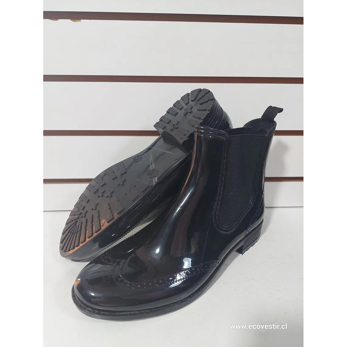 BOTIN DE AGUA MUJER NEGRO NRO. 39 2