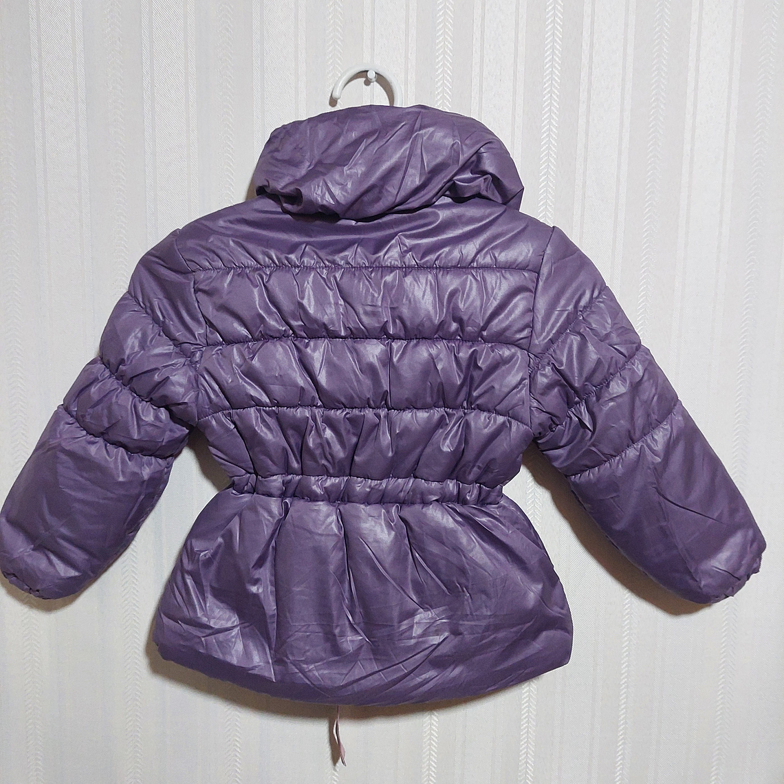 PARKA NIÑA S/GORRO VIOLETA TALLA 4 2