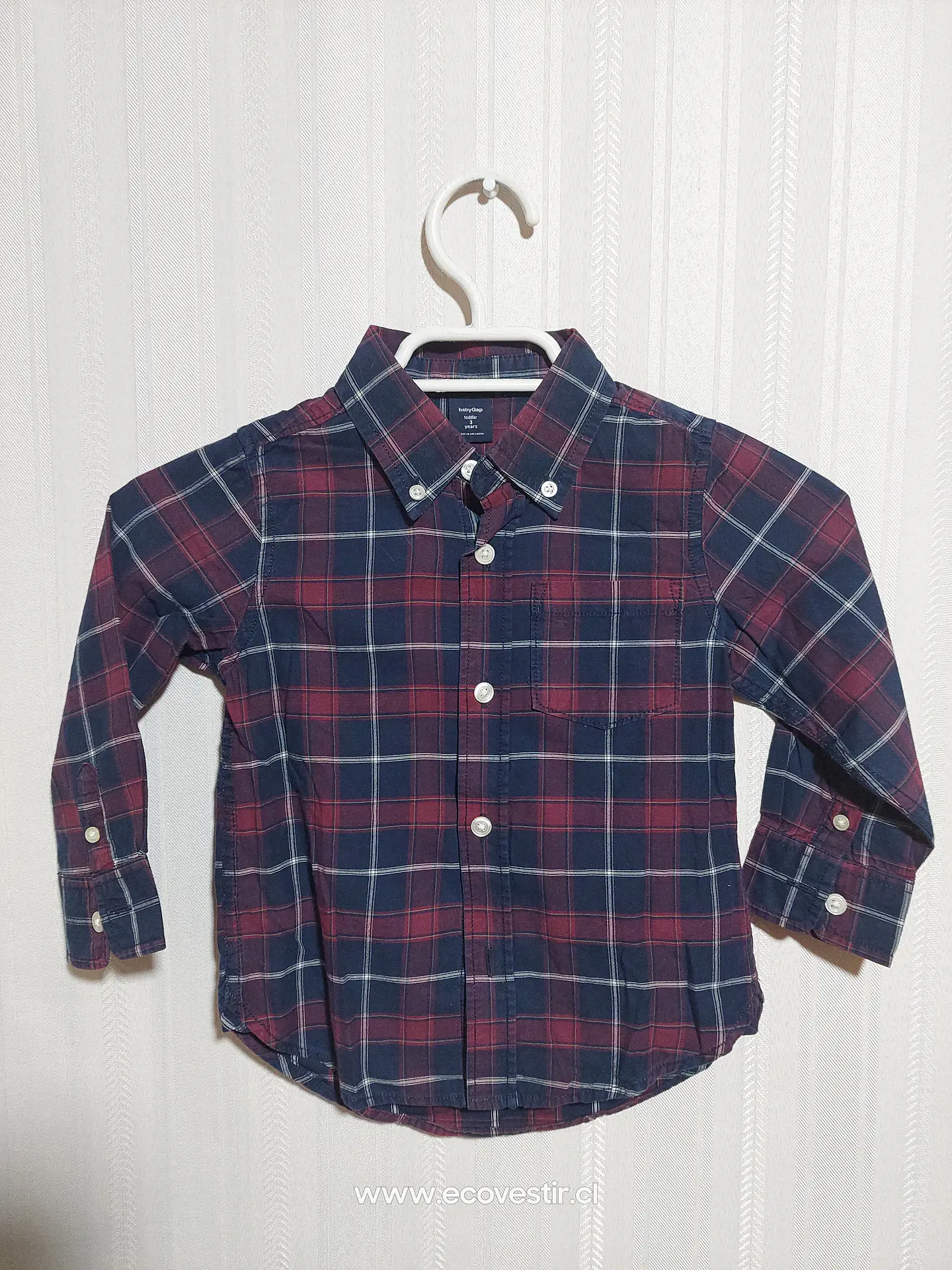 CAMISA ML CUADRILLE NIÑO TALLA 3A 1