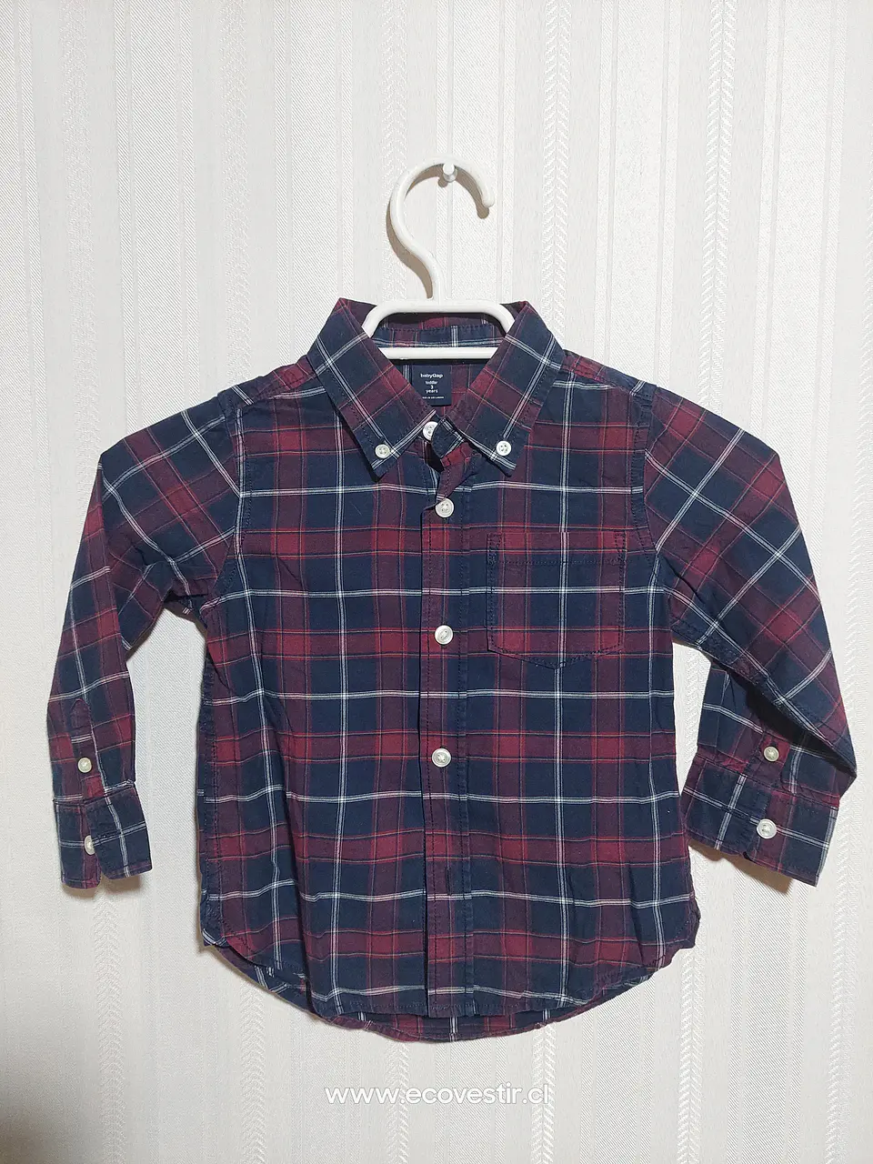 CAMISA ML CUADRILLE NIÑO TALLA 3A 1