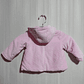 ABRIGO C/GORRO ROSADO NIÑA TALLA 3-6M - Miniatura 2