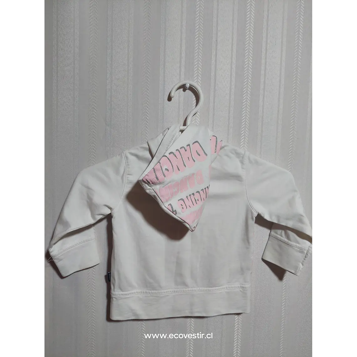 POLERÓN CON GORRO NIÑA TALLA 12 2