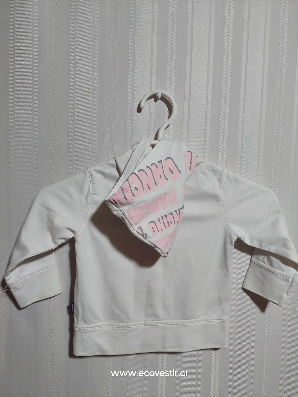 POLERÓN CON GORRO NIÑA TALLA 12 2