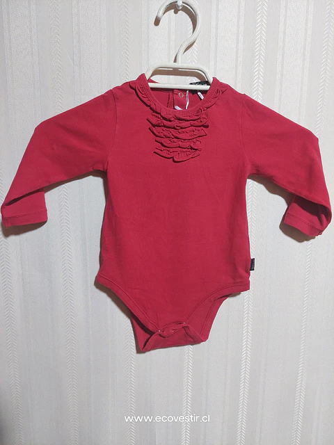 PILUCHO NIÑA ROJO TRN BABY TALLA  9-12M