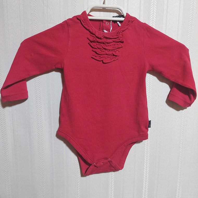 PILUCHO NIÑA ROJO TRN BABY TALLA  9-12M 1