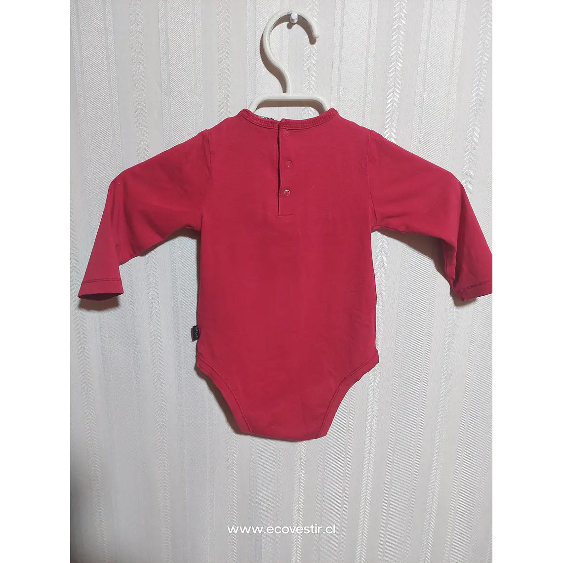 PILUCHO NIÑA ROJO TRN BABY TALLA  9-12M 2