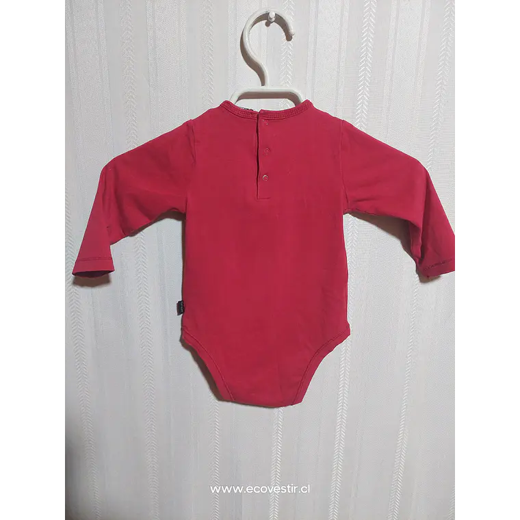 PILUCHO NIÑA ROJO TRN BABY TALLA  9-12M 2