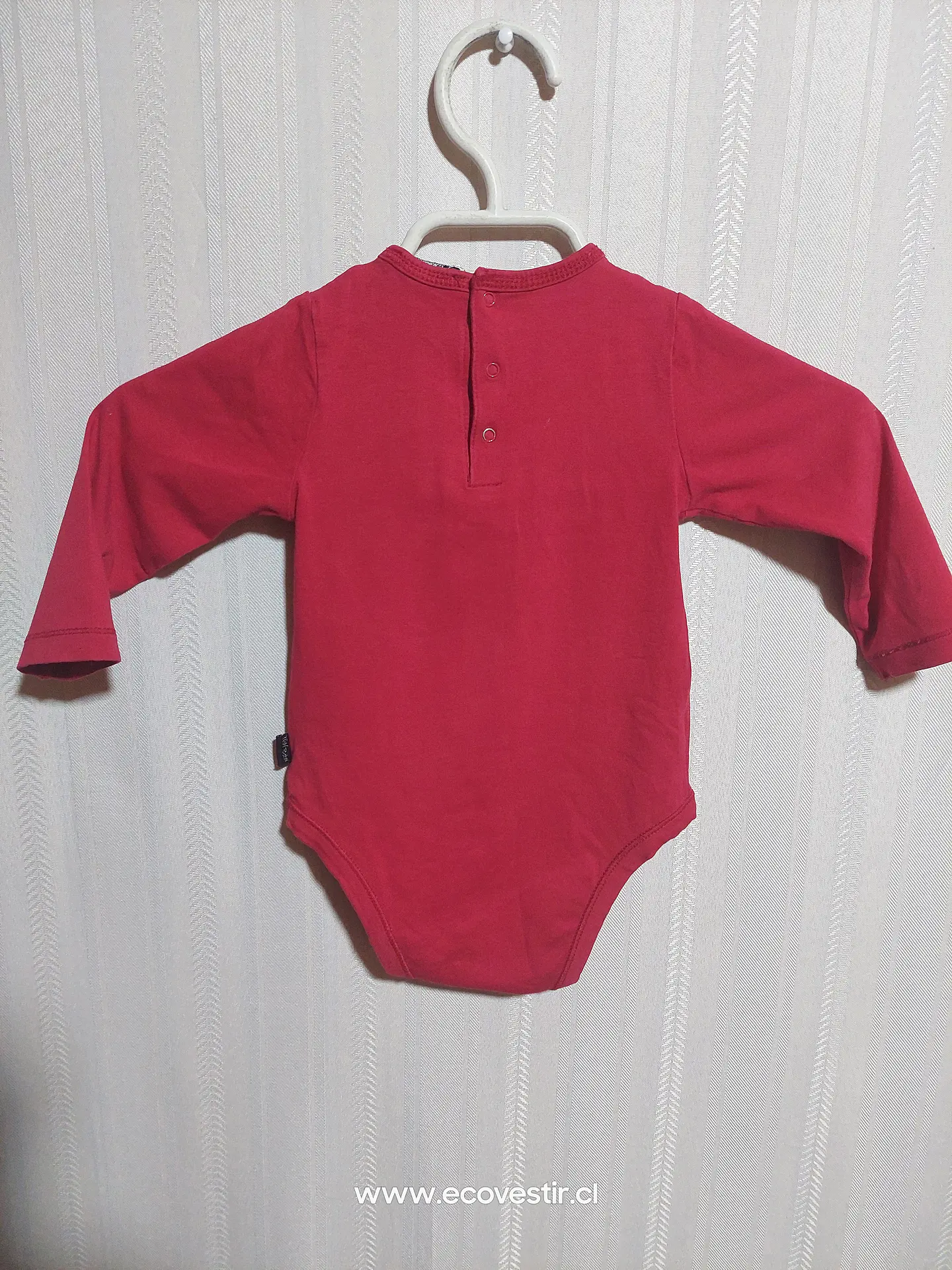 PILUCHO NIÑA ROJO TRN BABY TALLA  9-12M 2