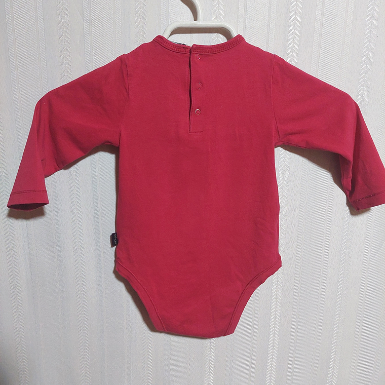 PILUCHO NIÑA ROJO TRN BABY TALLA  9-12M 2