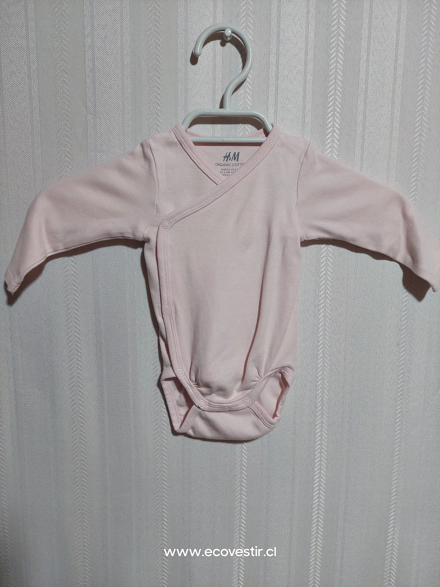 PILUCHO NIÑA ROSADO H&M TALLA 2-4M 1