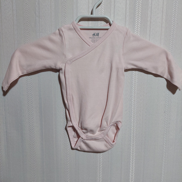 PILUCHO NIÑA ROSADO H&M TALLA 2-4M 1