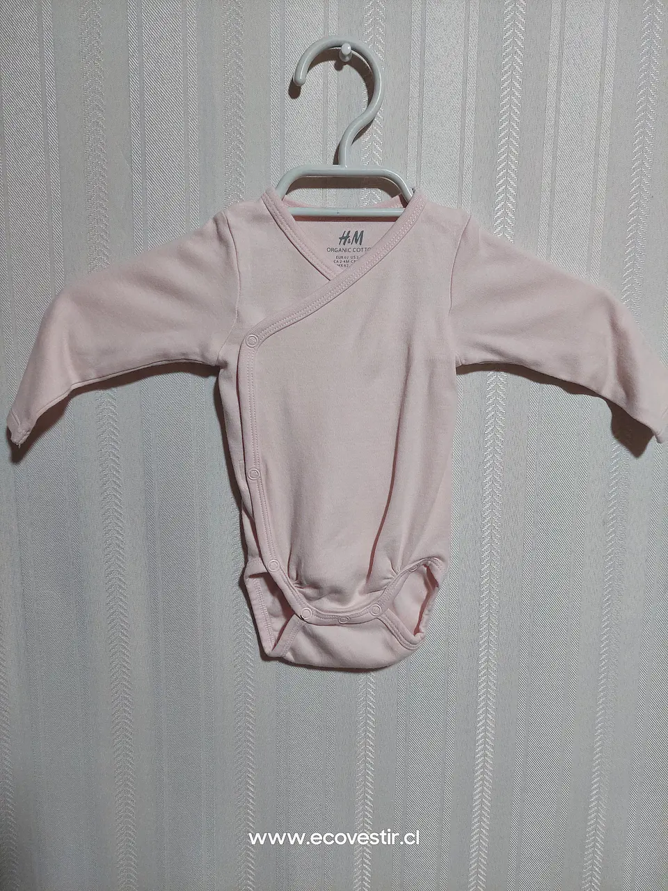PILUCHO NIÑA ROSADO H&M TALLA 2-4M 1