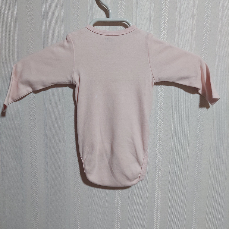 PILUCHO NIÑA ROSADO H&M TALLA 2-4M 2