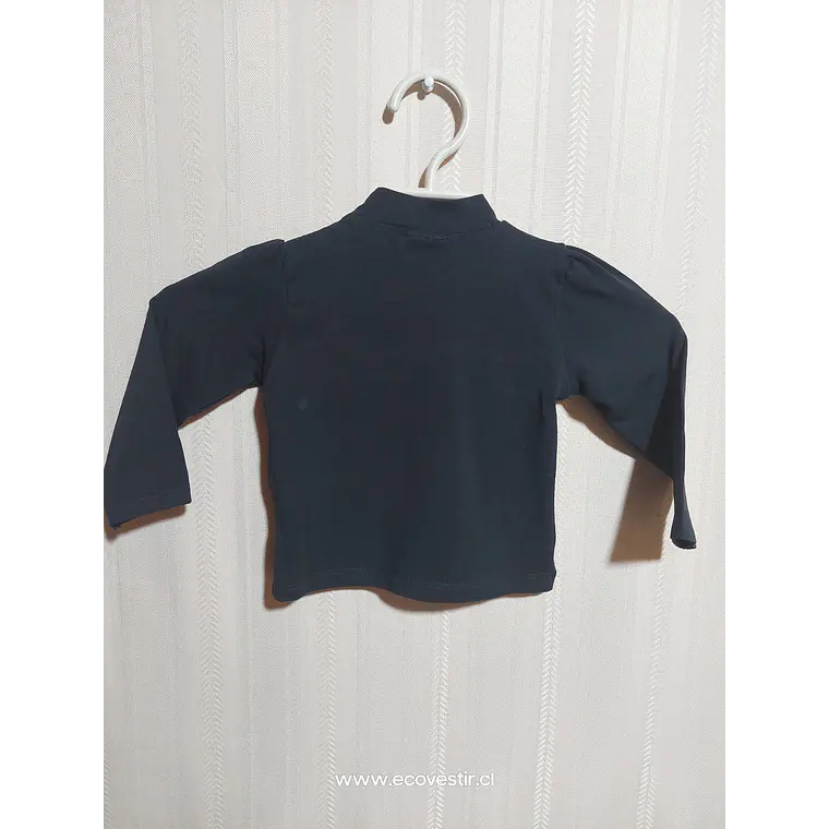 POLERA ML NIÑA AZUL PIXEL TALLA 18M 2