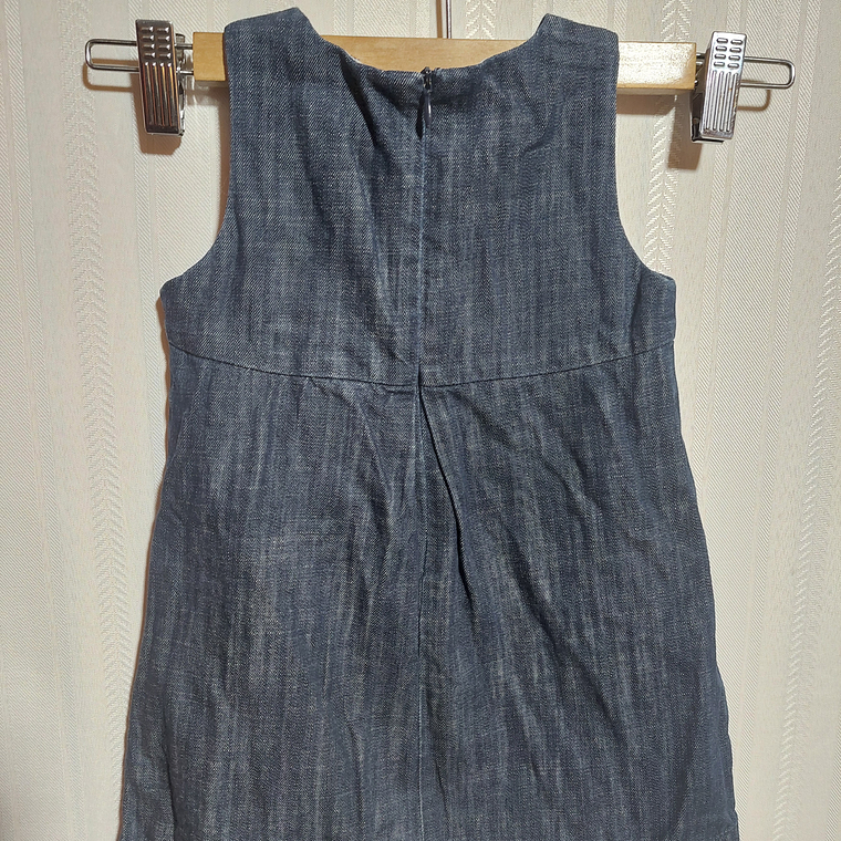 VESTIDO NIÑA GRIS CHICCO TALLA 24M 2