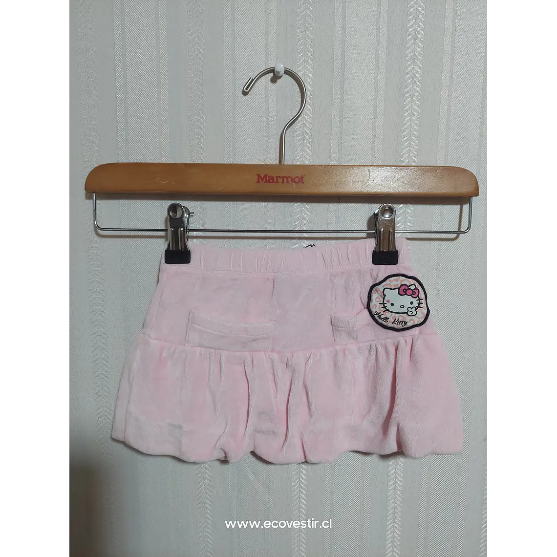 FALDA BABY ROSADA HELLO KITTY TALLA 6/9M 1
