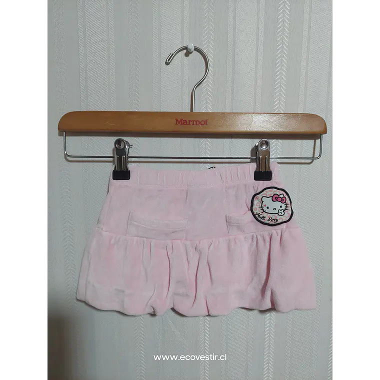 FALDA BABY ROSADA HELLO KITTY TALLA 6/9M 1