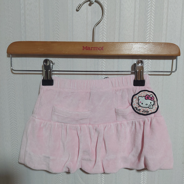 FALDA BABY ROSADA HELLO KITTY TALLA 6/9M 1