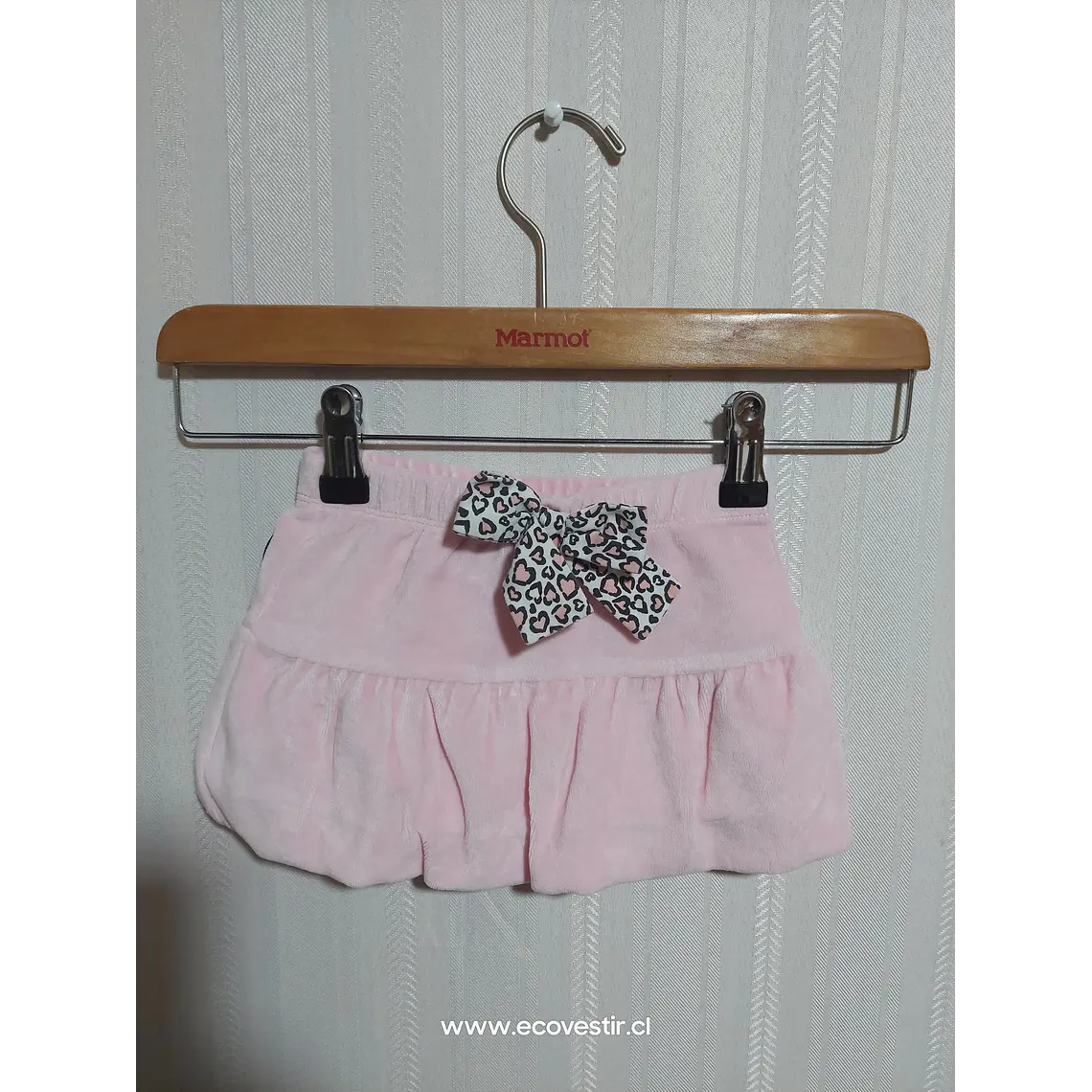 FALDA BABY ROSADA HELLO KITTY TALLA 6/9M 2