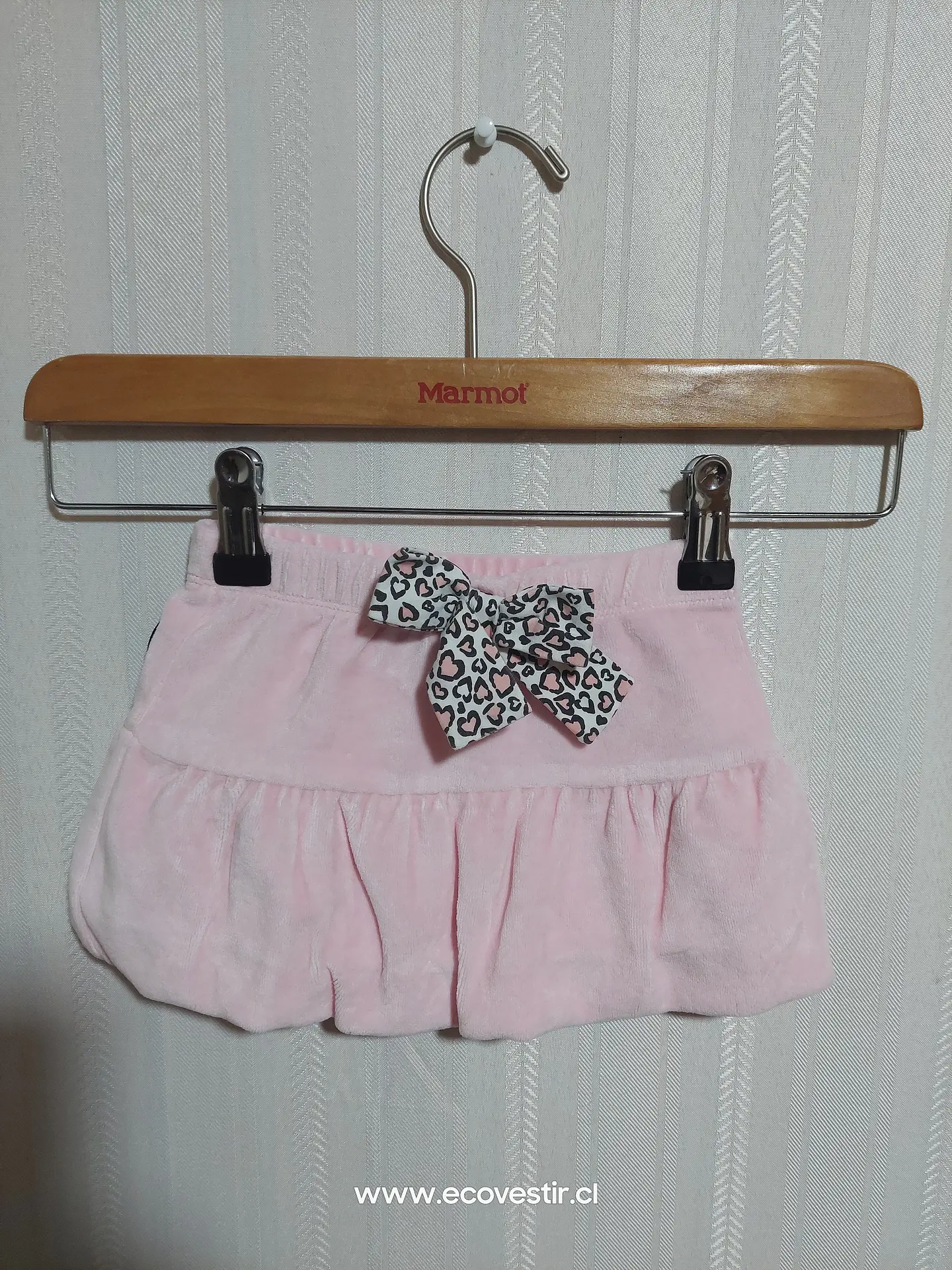 FALDA BABY ROSADA HELLO KITTY TALLA 6/9M 2