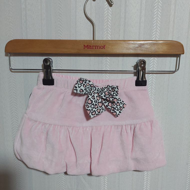 FALDA BABY ROSADA HELLO KITTY TALLA 6/9M 2