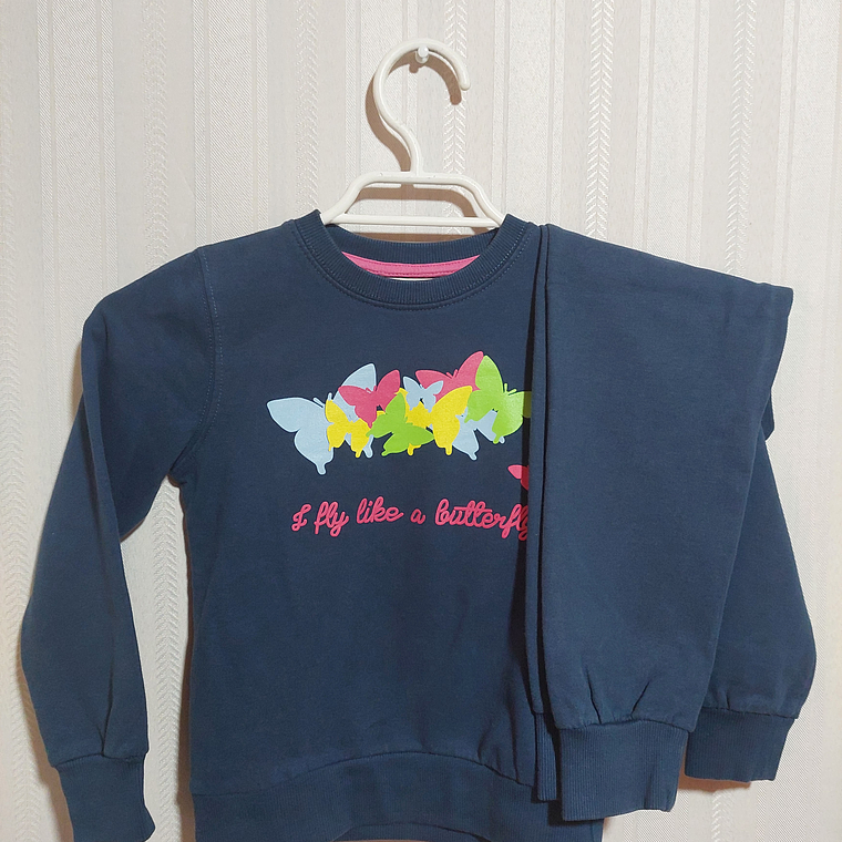 CONJUNTO NIÑA AZUL IANA KIDS TALLA 4/5A 1