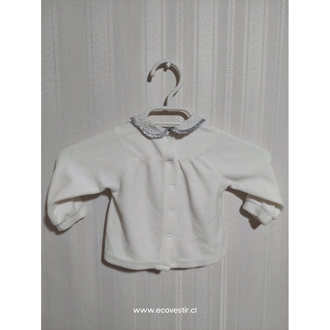 POLERA BABY BLANCA CHICCO TALLA 6M 2