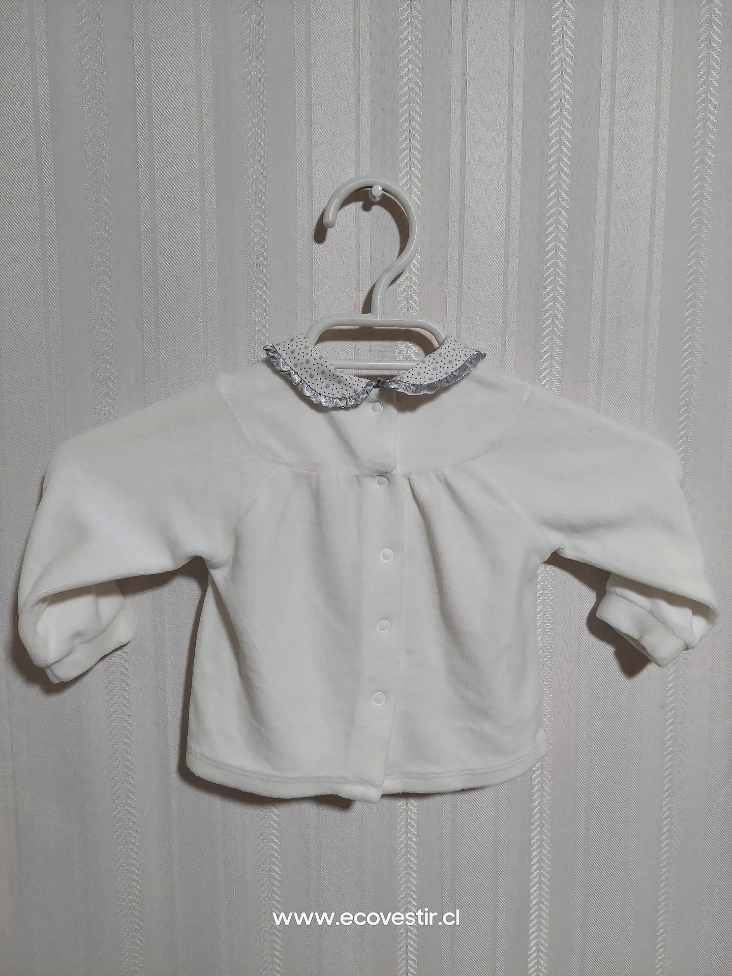 POLERA BABY BLANCA CHICCO TALLA 6M 2