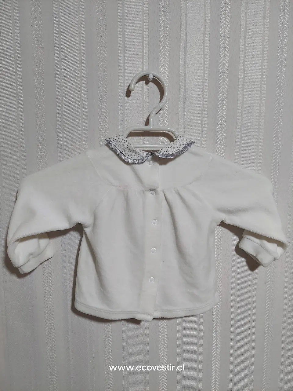 POLERA BABY BLANCA CHICCO TALLA 6M 2