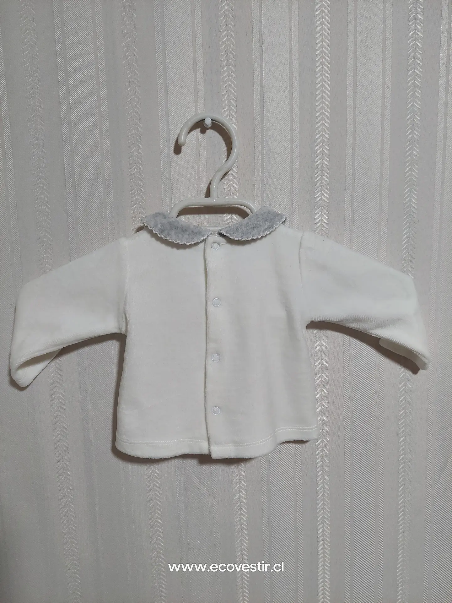 POLERA BABY BLANCA MEK TALLA 3M 2