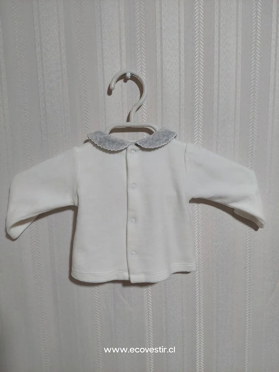 POLERA BABY BLANCA MEK TALLA 3M 2