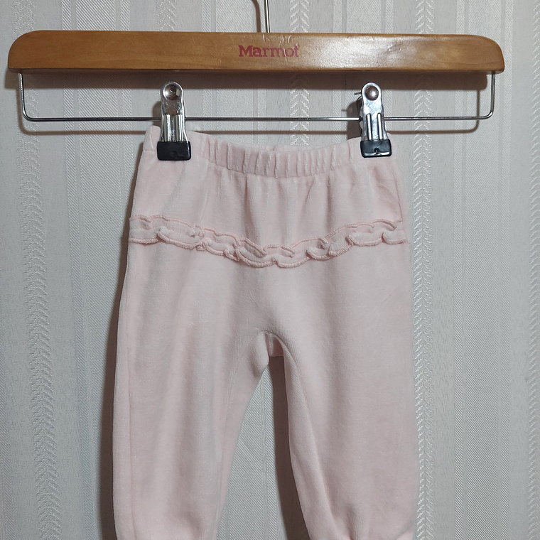 PANTALÓN BUZO BABY ROSADO BENETTON TALLA 3M 1