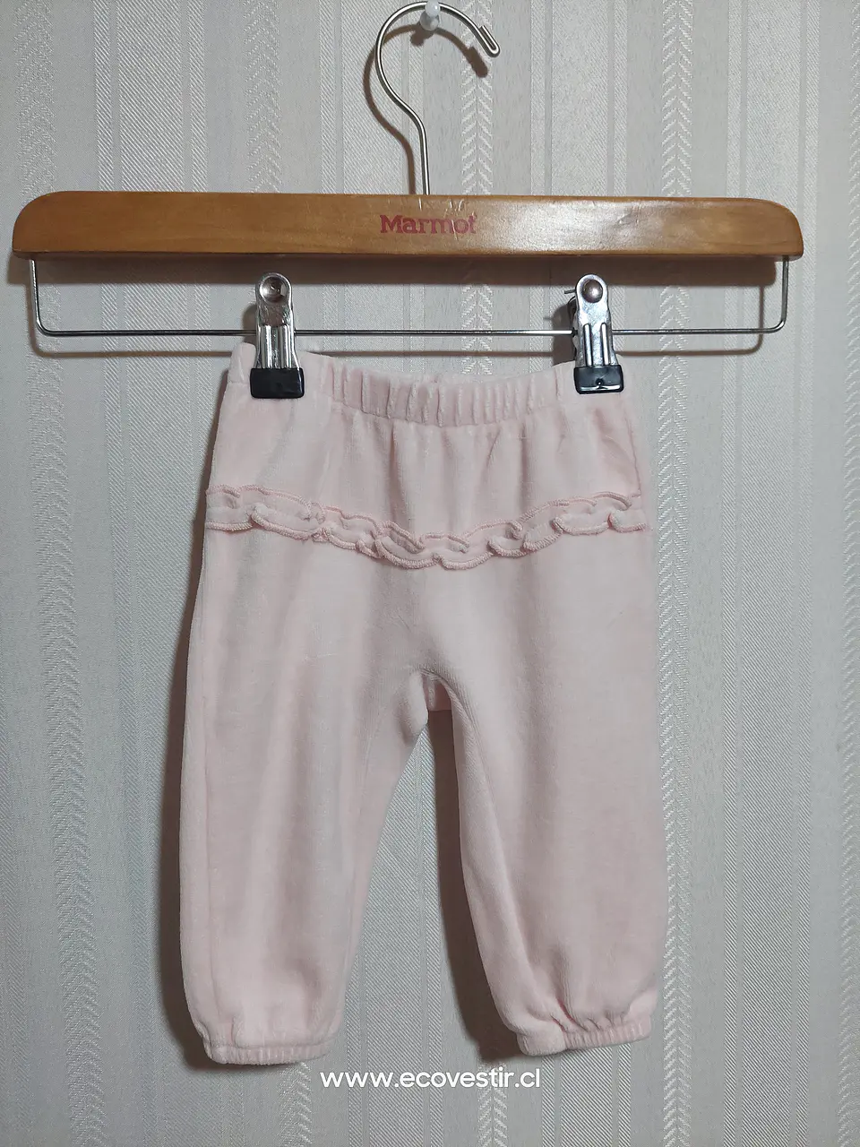 PANTALÓN BUZO BABY ROSADO BENETTON TALLA 3M 1