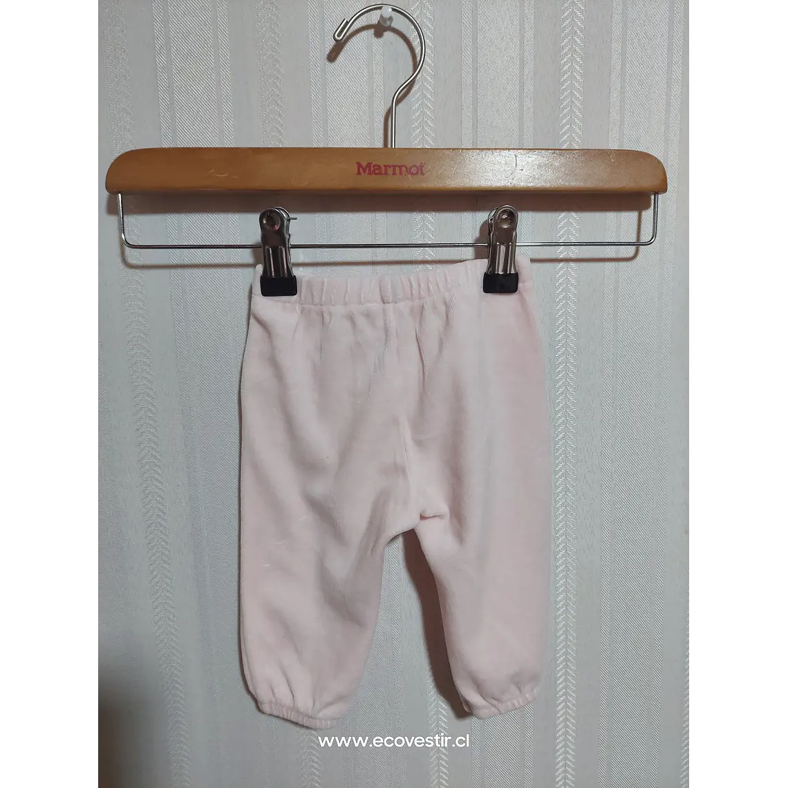 PANTALÓN BUZO BABY ROSADO BENETTON TALLA 3M 2