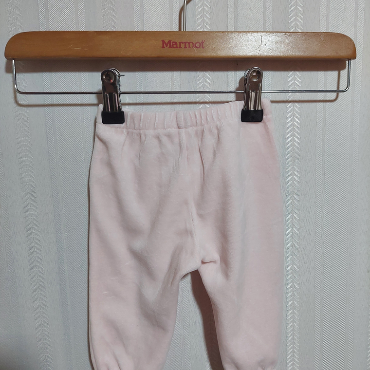 PANTALÓN BUZO BABY ROSADO BENETTON TALLA 3M 2