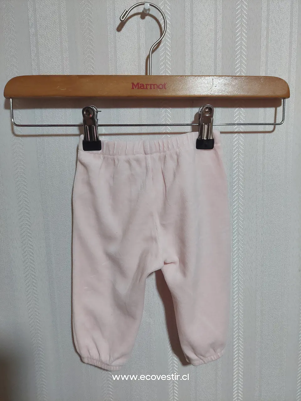 PANTALÓN BUZO BABY ROSADO BENETTON TALLA 3M 2