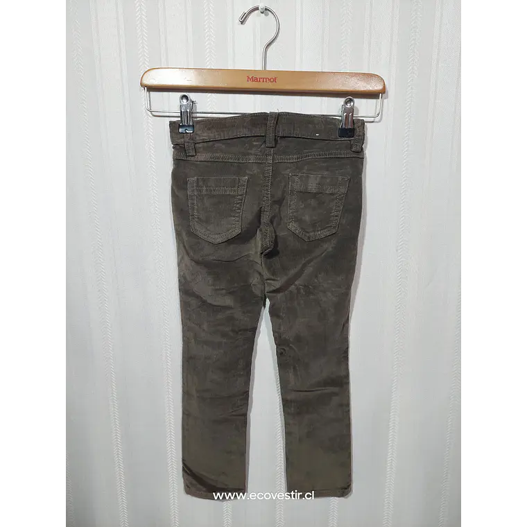 Pantalón de Cotelé Café Niña Benetton Talla XS (4-5 Años) Segunda Mano 2