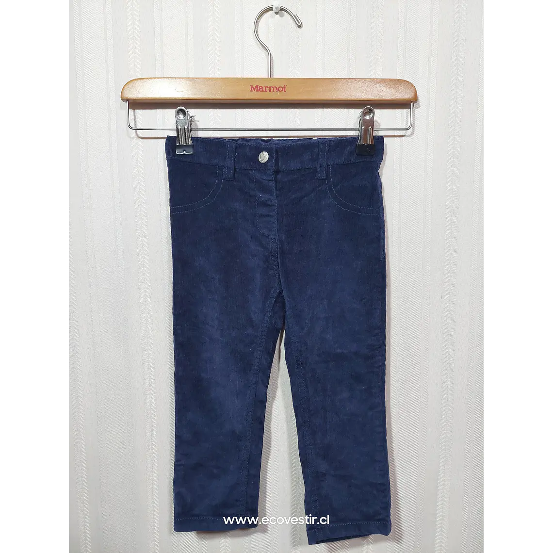PANTALÓN COTELÉ NIÑA AZUL BIMBUS TALLA 24M 1