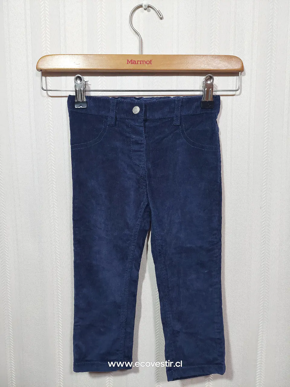 PANTALÓN COTELÉ NIÑA AZUL BIMBUS TALLA 24M 1