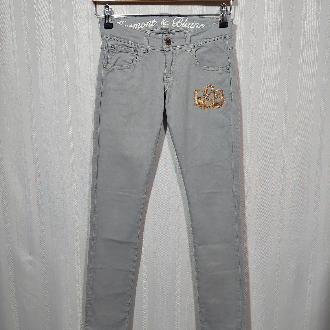 PANTALÓN JEANS NIÑA GRIS HARMONT & BLAINE TALLA 12A 1
